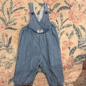 OshKosh B'gosh Classic Blue Kids Barrel Overalls